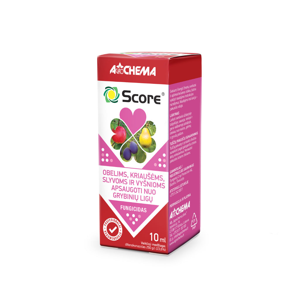 Fungicīds Score 250 EC 10ml 1gab
