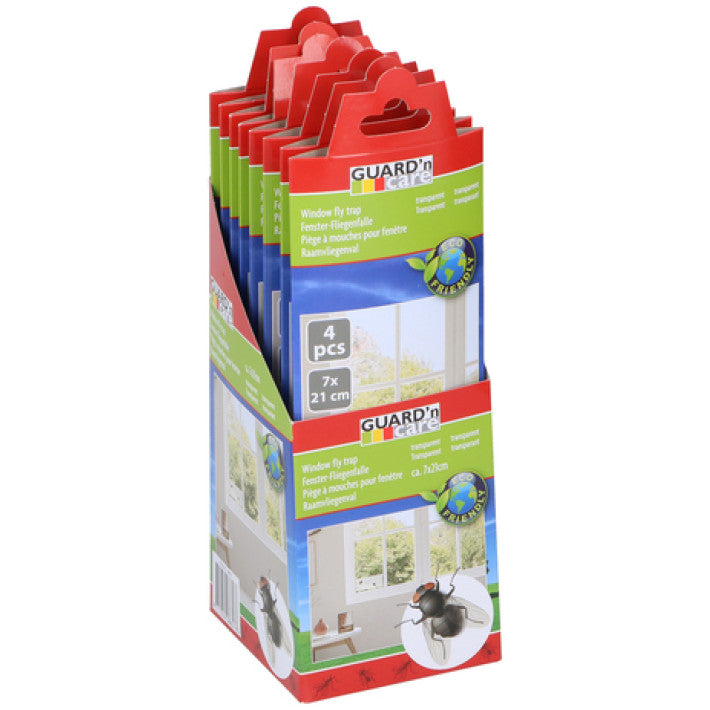 Mušām lipīgās lamatas- uzlīmes logiem 1 pac 4gab