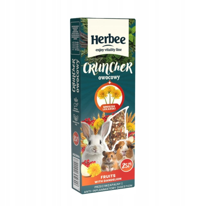 Trušiem un grauzējiem papildbarības maisījums augļi, dārzeņi un pienenes 115g