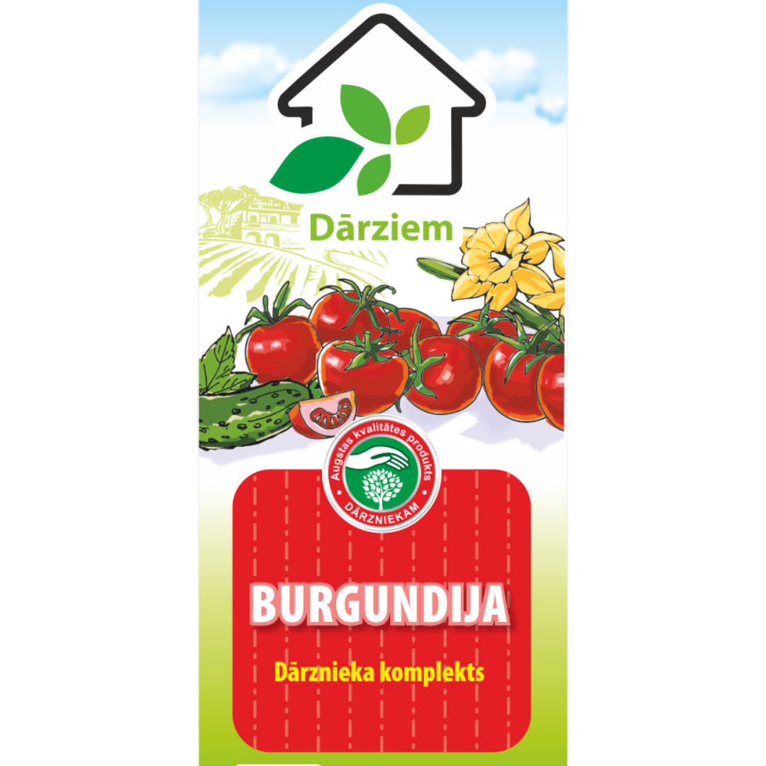 Dārznieka komplekts Burgundija 225g 1gab