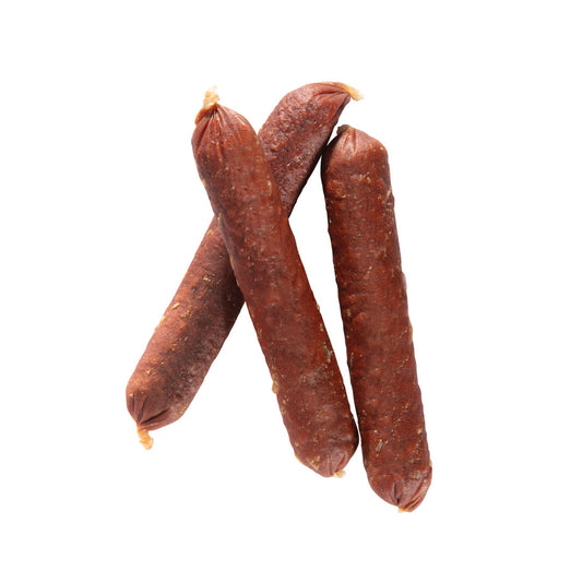Suņu gardumi pīles "Pīles gaļas desiņas" 500g