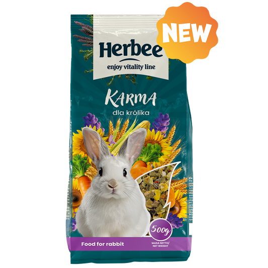 Trušiem pilnvērtīga barība Herbee 500g