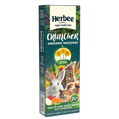 Trušiem un grauzējiem papildbarības maisījums augļi un pienenes 115g