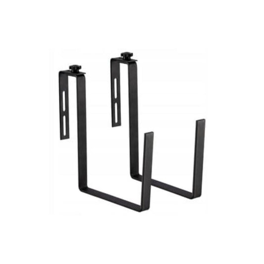 Balkonu kastes turētājs antracīta krāsā, komplekts 2gab