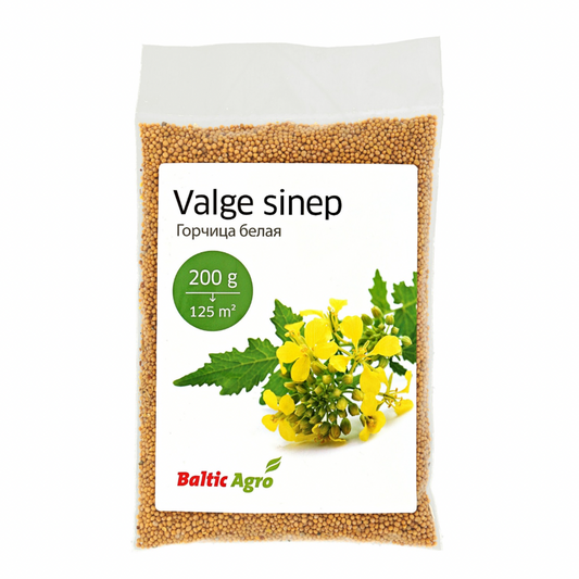 Sinepes baltās zaļmēslojumam 200g