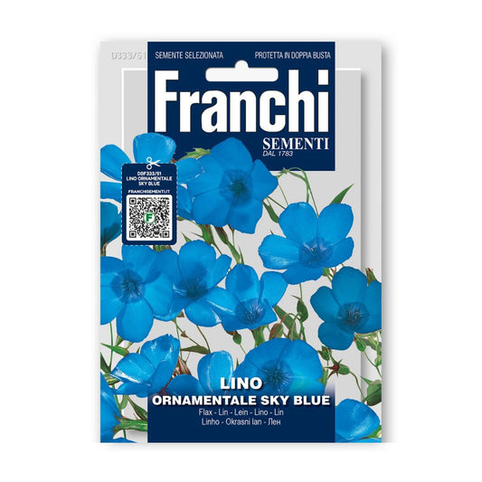 Lini dekoratīvie Sky blue 3g