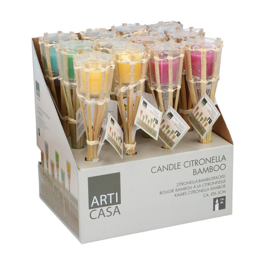 Odu un citu lidojošu kukaiņu atbaidīšanai lāpa ar citronellas smaržu 1gab