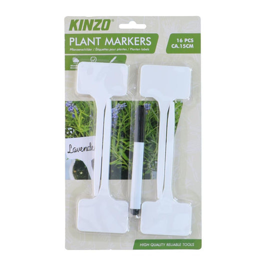 Uzrakstu plāksnītes augu, stādu marķēšanai ar marķieri 16gab