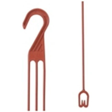 Āķis iekarpodam terakota krāsā