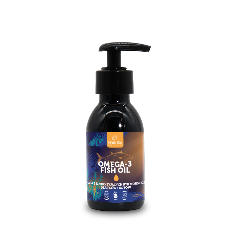 Zivju eļļa Omega-3 suņiem un kaķiem 250ml