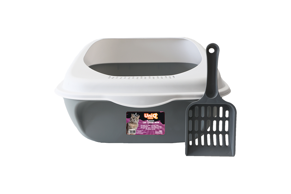 Tualete kaķiem pelēka