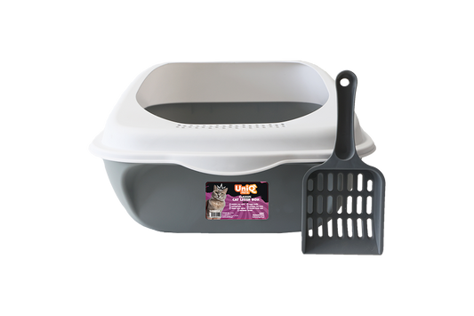 Tualete kaķiem pelēka