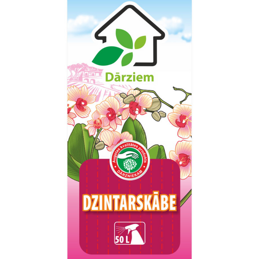 Dzintarskābe augu kopšanai 50g  1gab