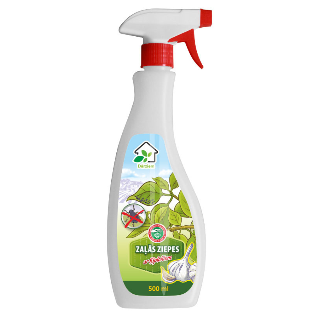 Kopšanas līdzeklis Zaļās ziepes ar ķiploķiem 500ml