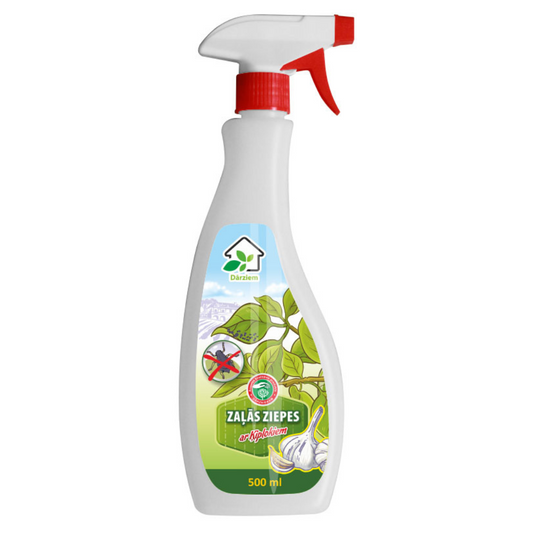 Kopšanas līdzeklis Zaļās ziepes ar ķiploķiem 500ml