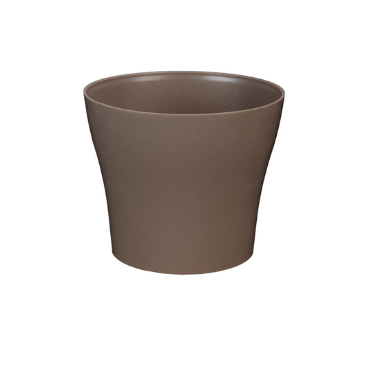 Puķu pods 17cm plastmasas pelēks Tulipan