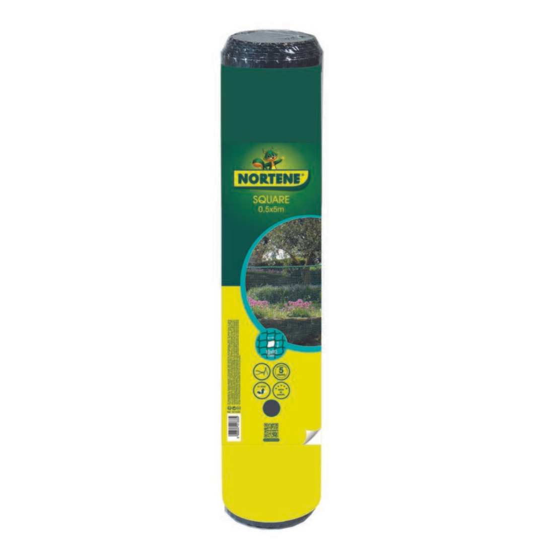 Siets plastmasas Nort Square 0.5x5m zaļā krāsā