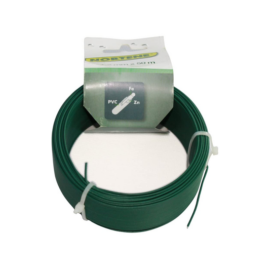 Stieple galvanizēta plastificēta 50m