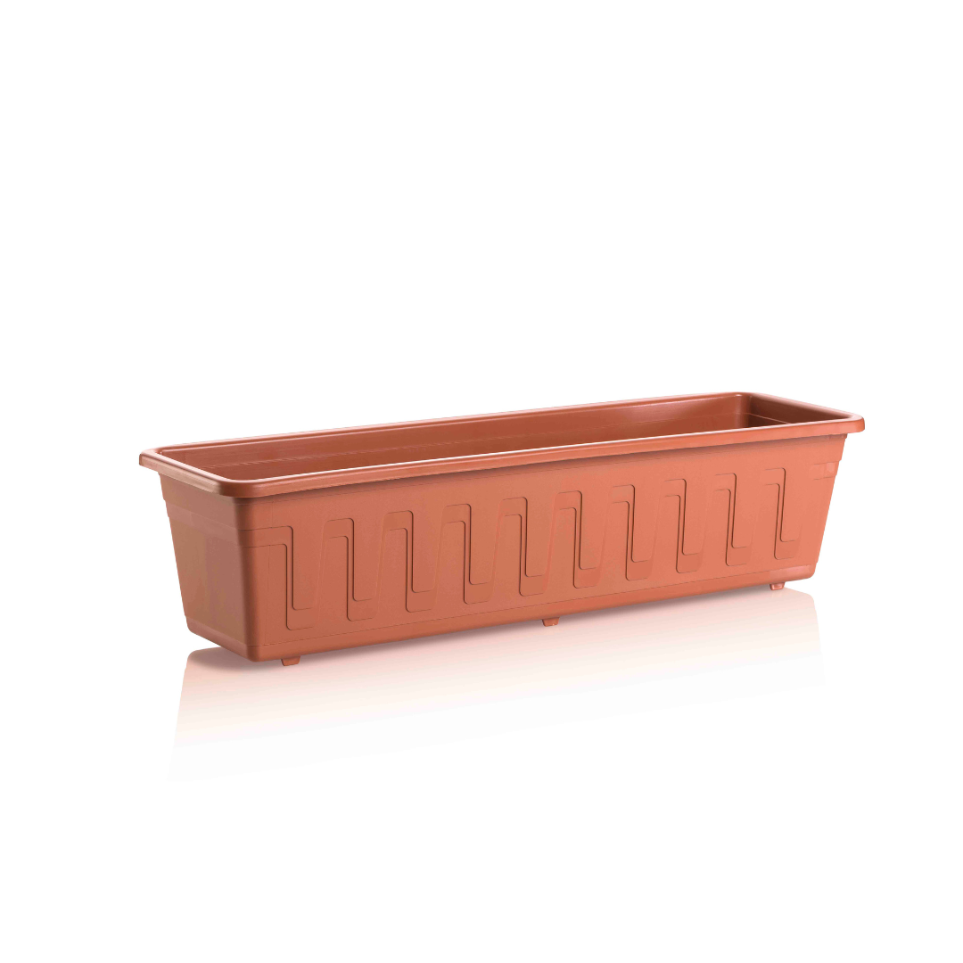Balkona kaste 100cm terakota