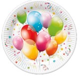Šķīvīši ballītei Party Balloons 18cm 1pac